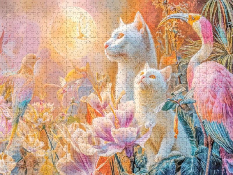 Traumhafte Welt in Balance mit Mensch und Tier - CALVENDO Foto-Puzzle'