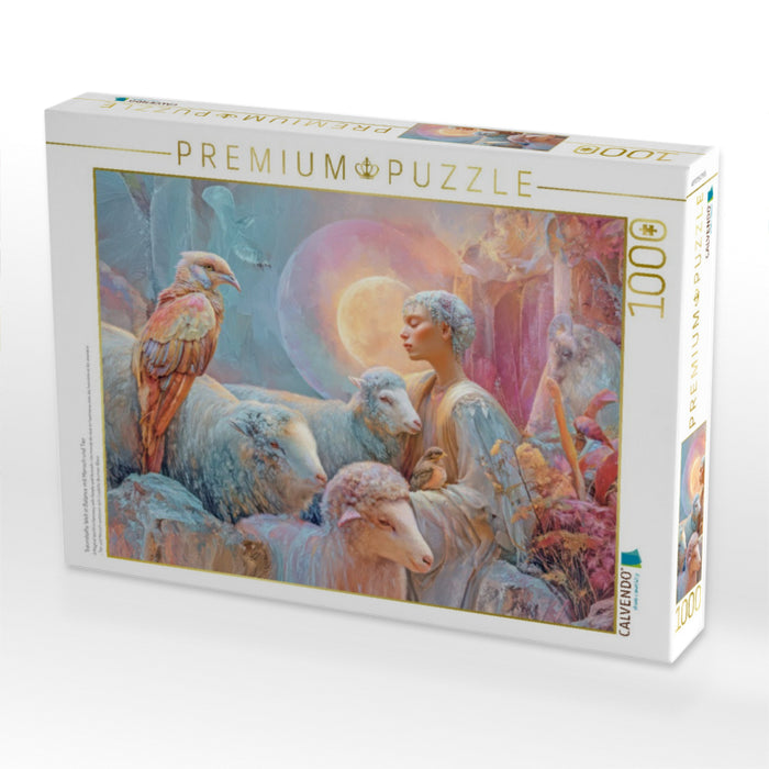 Traumhafte Welt in Balance mit Mensch und Tier - CALVENDO Foto-Puzzle'