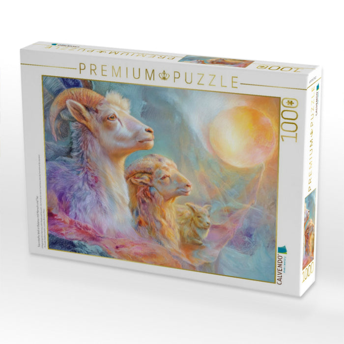 Traumhafte Welt in Balance mit Mensch und Tier - CALVENDO Foto-Puzzle'