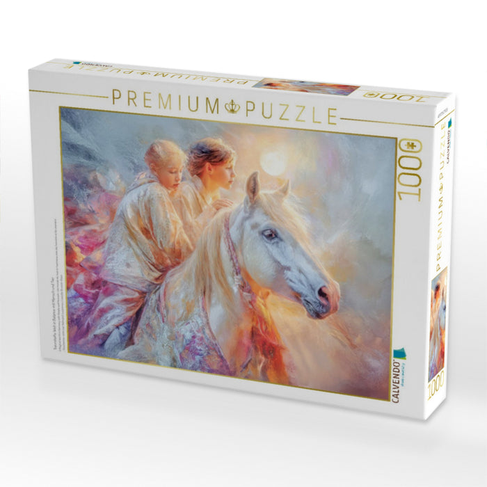 Traumhafte Welt in Balance mit Mensch und Tier - CALVENDO Foto-Puzzle'