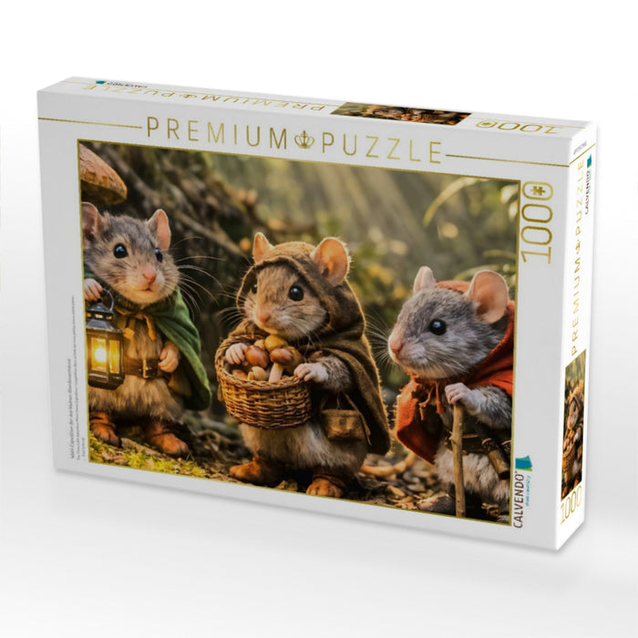Wald-Expedition der drei kleinen Abenteuermäuse - CALVENDO Foto-Puzzle'