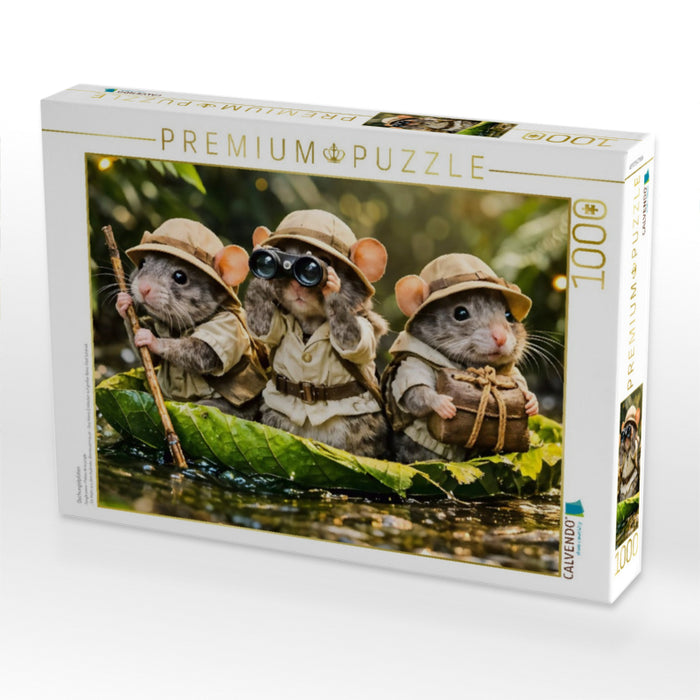 Dschungelpfoten - CALVENDO Foto-Puzzle'