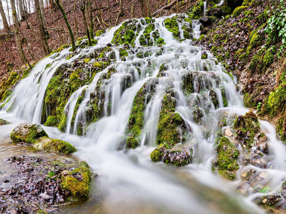 Salmendinger Wasserfall - CALVENDO Foto-Puzzle'