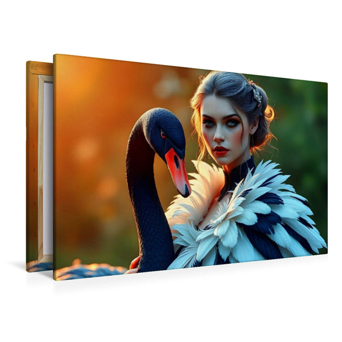 Premium Textil-Leinwand Magie