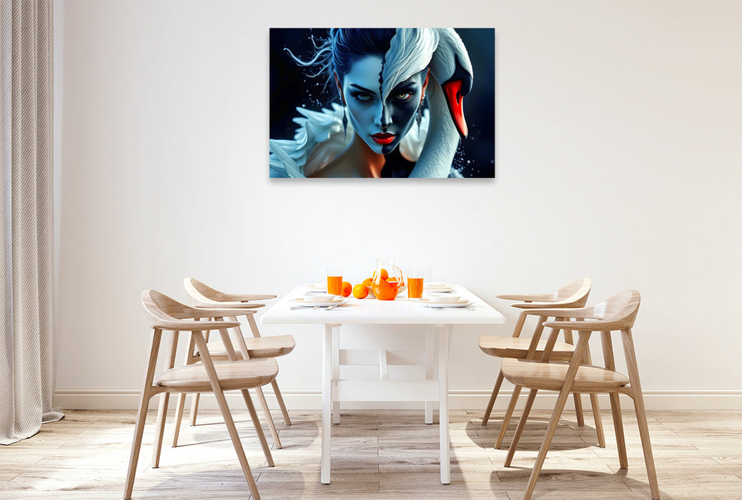 Premium Textil-Leinwand Tragik