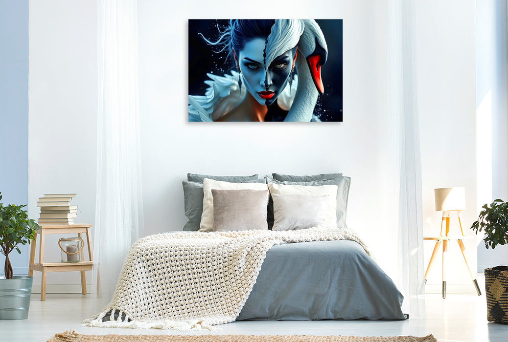 Premium Textil-Leinwand Tragik