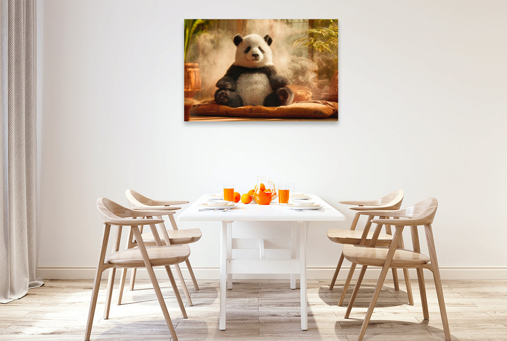 Premium Textil-Leinwand Ein Motiv aus dem Kalender Tierisch genial