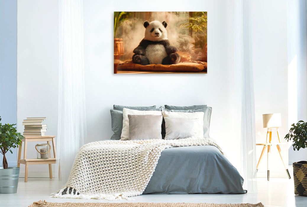 Premium Textil-Leinwand Ein Motiv aus dem Kalender Tierisch genial