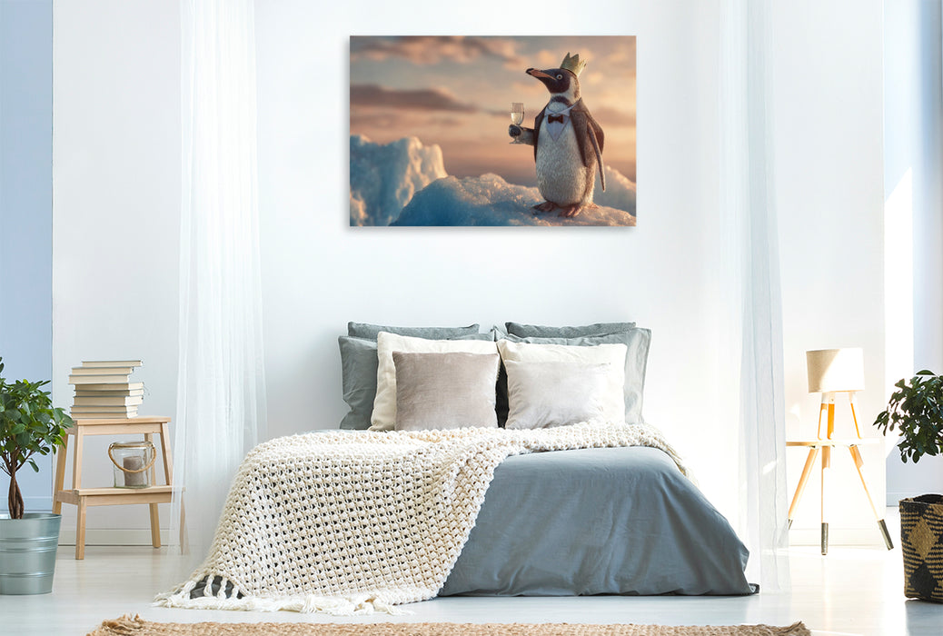 Premium Textil-Leinwand Cool bleiben