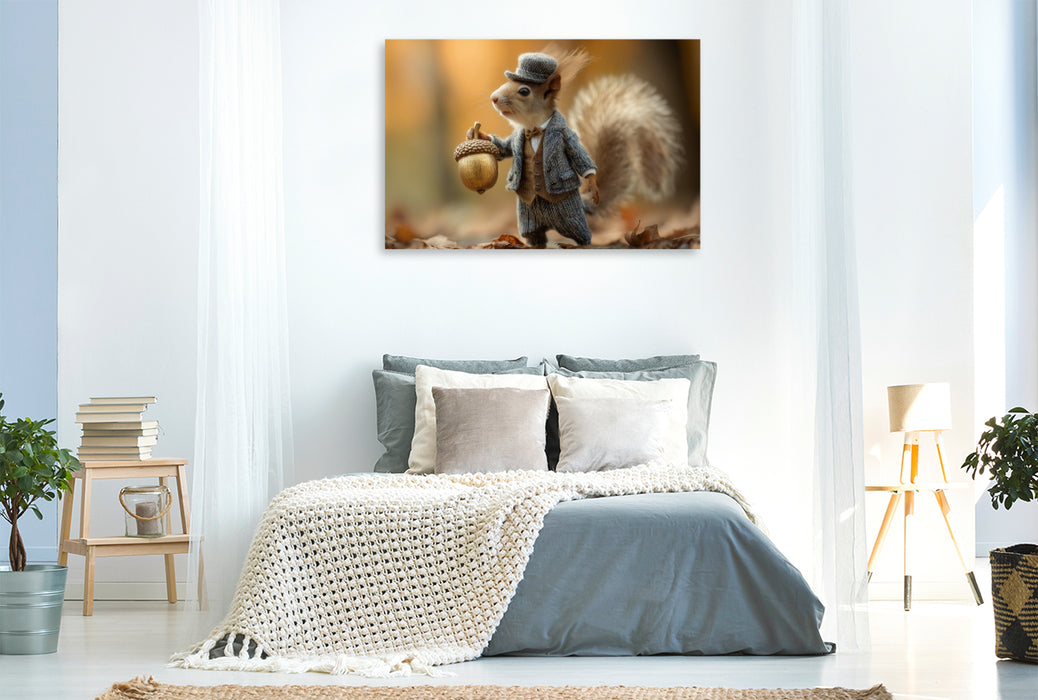 Premium Textil-Leinwand Vorsorge ist Gold