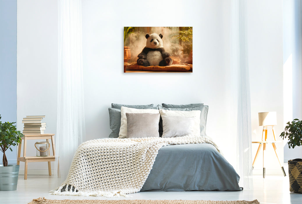 Premium Textil-Leinwand Ein Motiv aus dem Kalender Tierisch genial