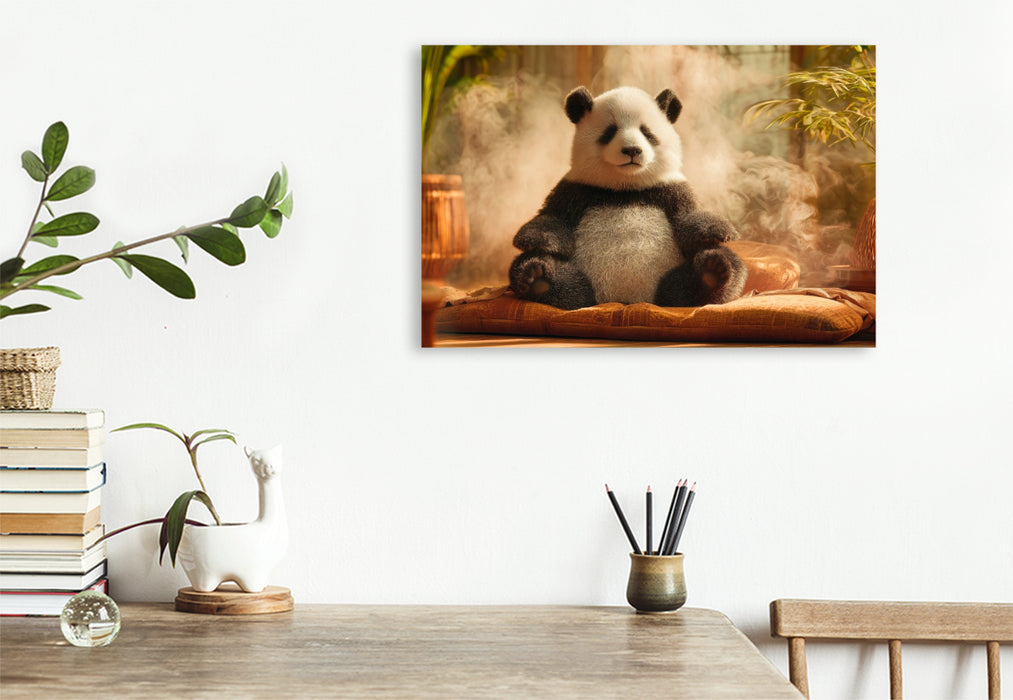 Premium Textil-Leinwand Ein Motiv aus dem Kalender Tierisch genial