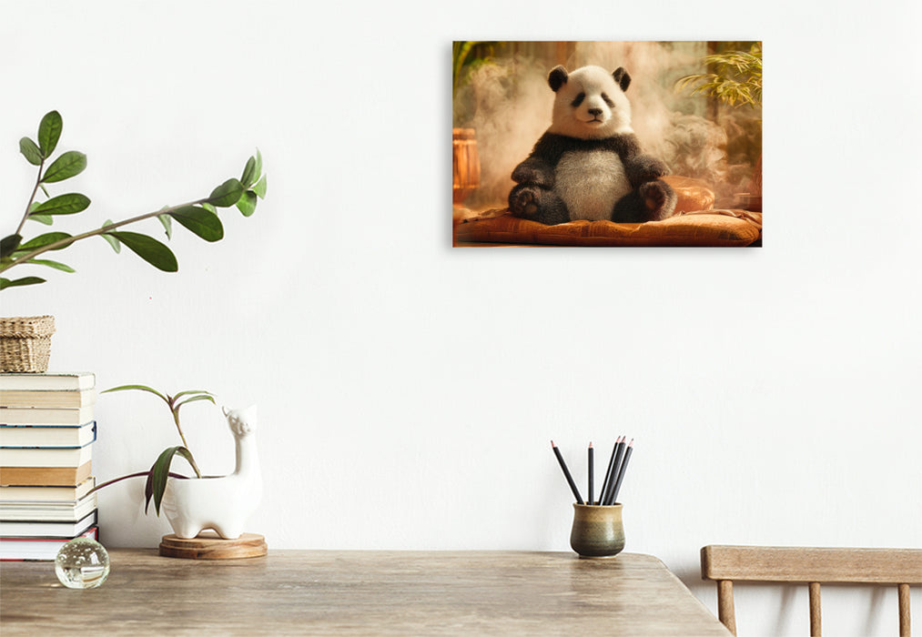 Premium Textil-Leinwand Ein Motiv aus dem Kalender Tierisch genial