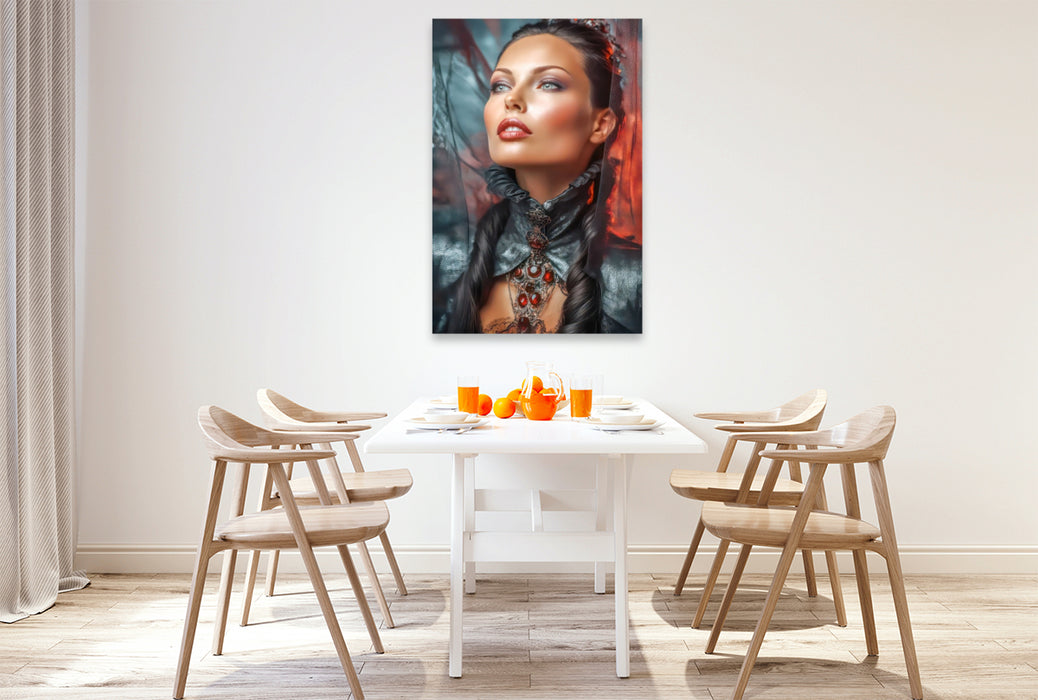 Premium Textil-Leinwand Vampirfrauen