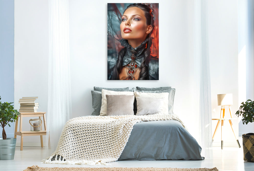 Premium Textil-Leinwand Vampirfrauen