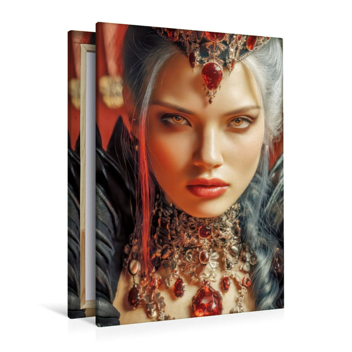 Premium Textil-Leinwand Vampirfrauen