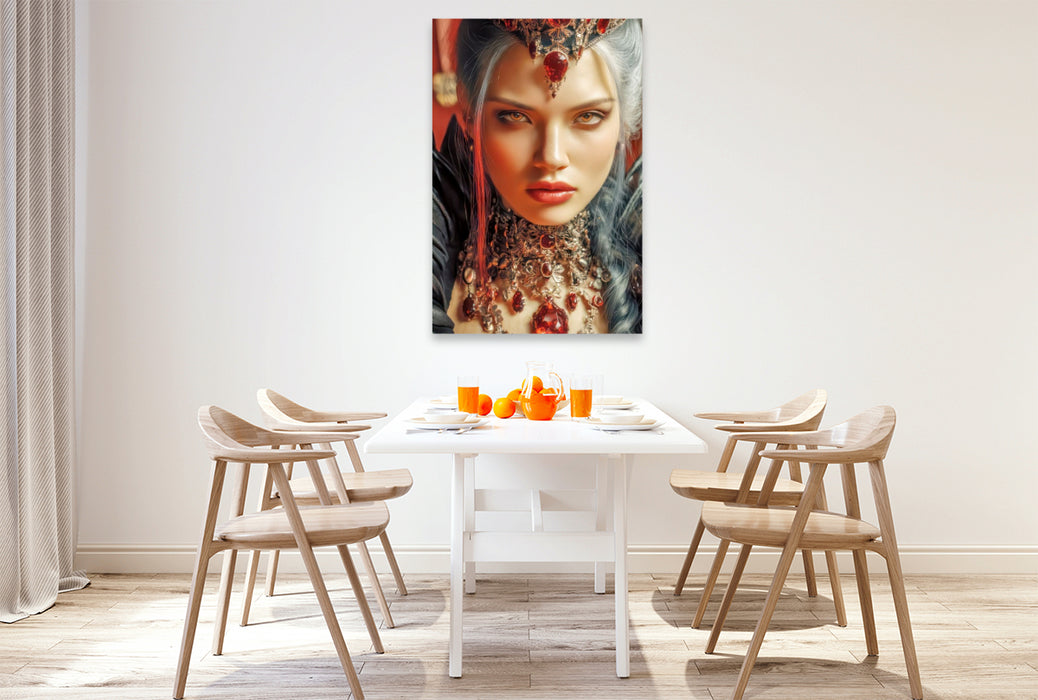 Premium Textil-Leinwand Vampirfrauen