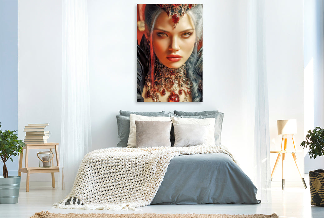 Premium Textil-Leinwand Vampirfrauen