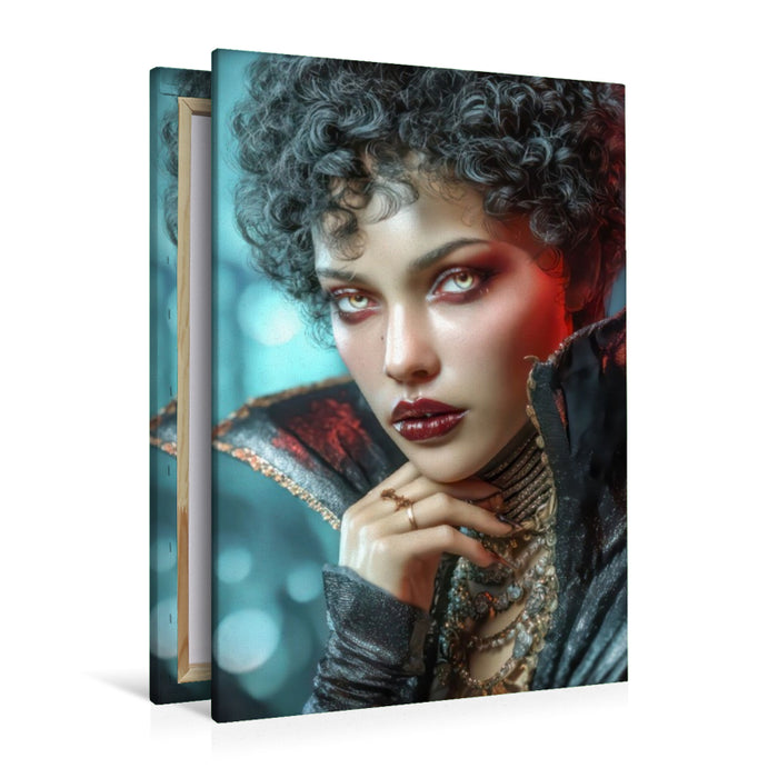 Premium Textil-Leinwand Vampirfrauen