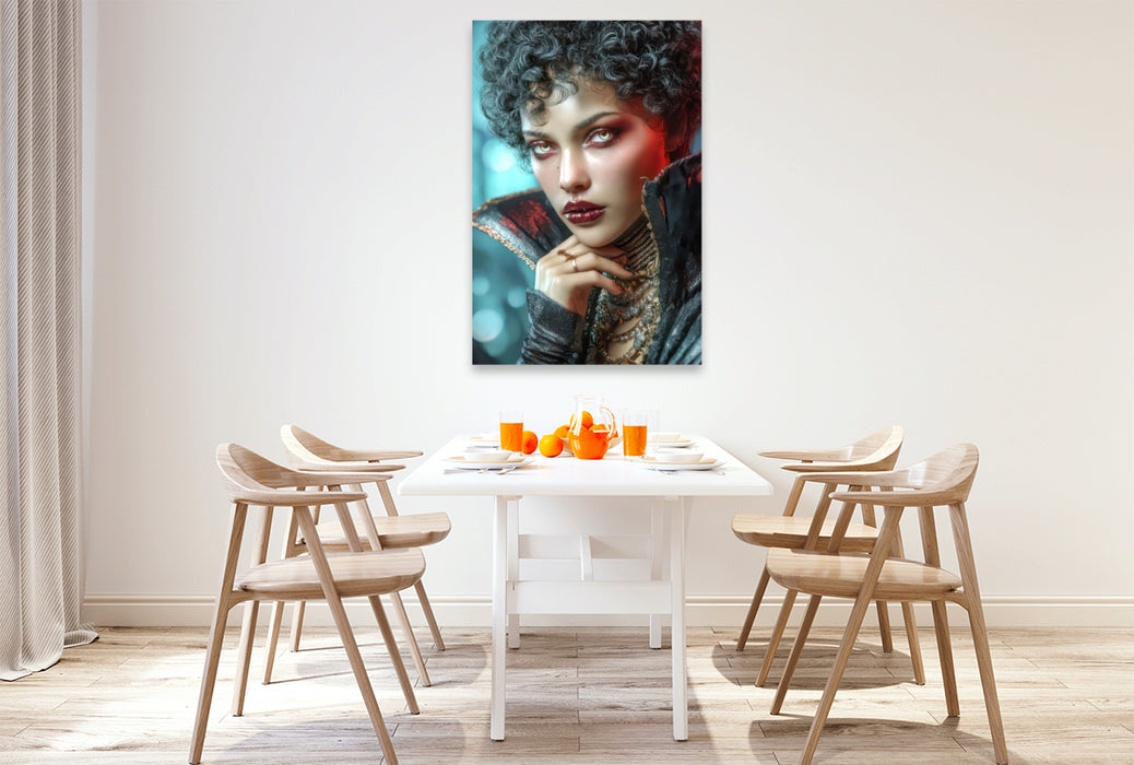 Premium Textil-Leinwand Vampirfrauen