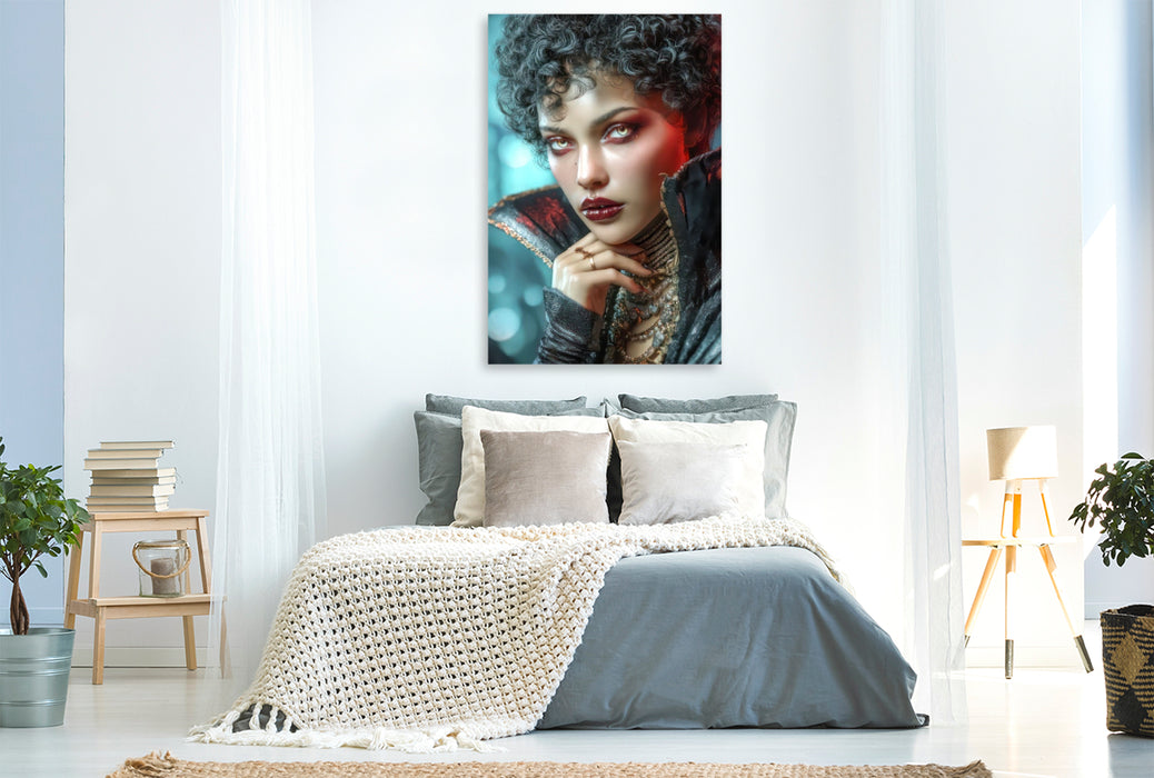 Premium Textil-Leinwand Vampirfrauen