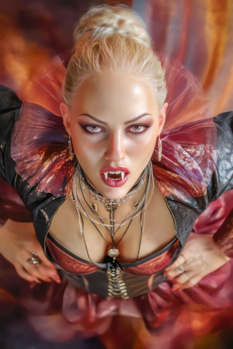 Premium Textil-Leinwand Vampirfrauen