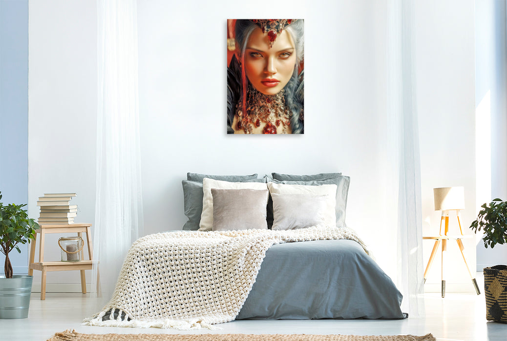 Premium Textil-Leinwand Vampirfrauen