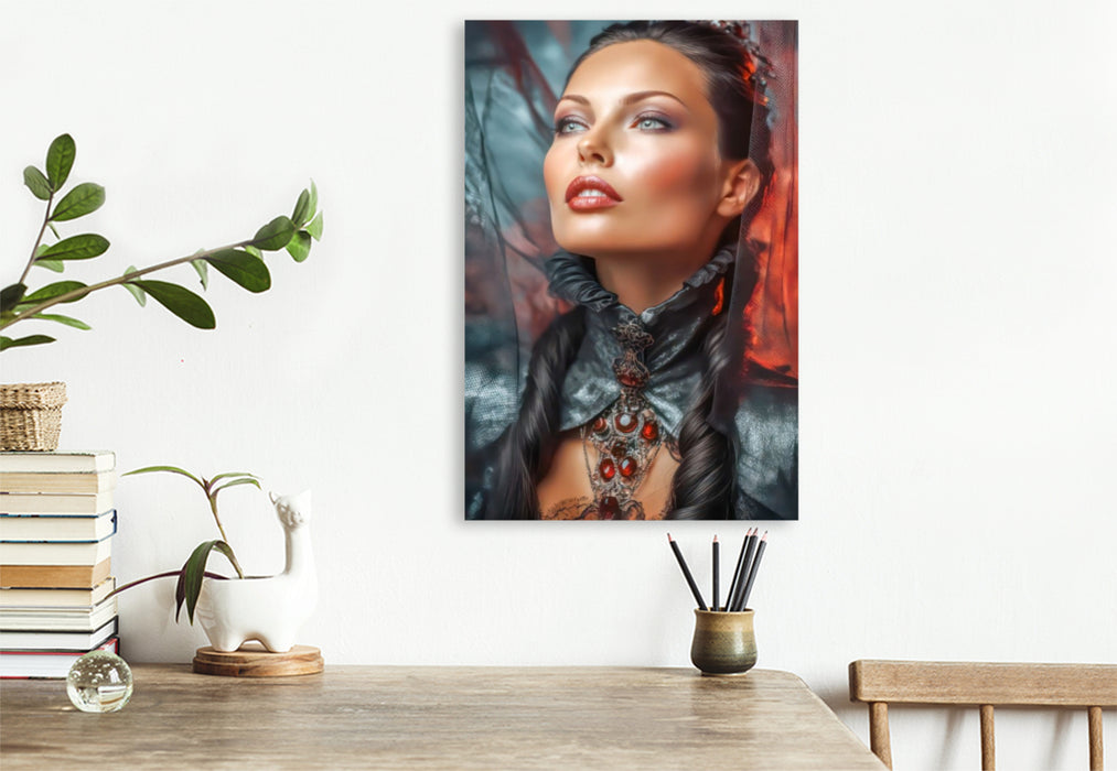 Premium Textil-Leinwand Vampirfrauen