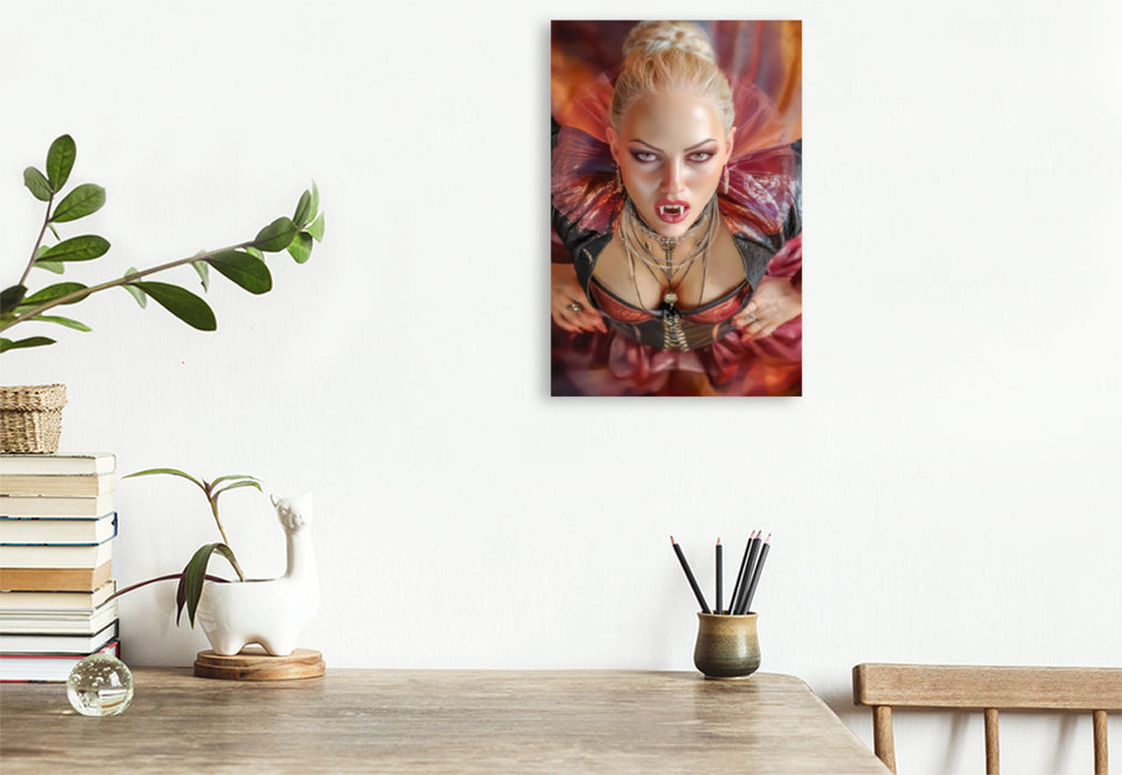 Premium Textil-Leinwand Vampirfrauen