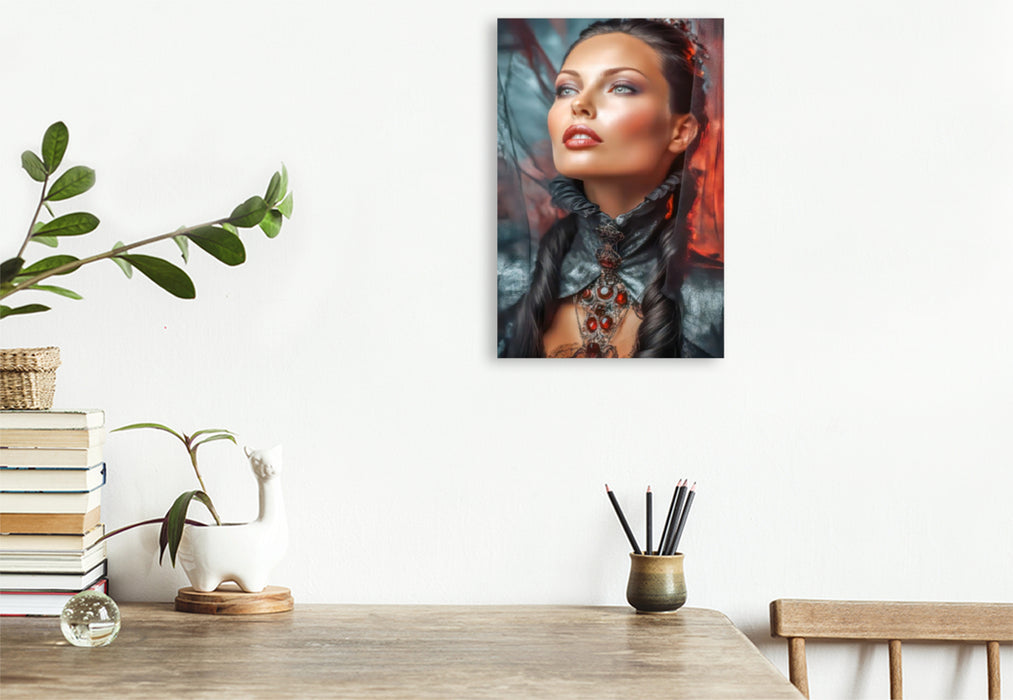 Premium Textil-Leinwand Vampirfrauen