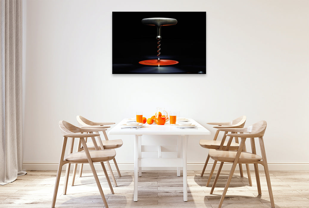 Premium Textil-Leinwand Suspension