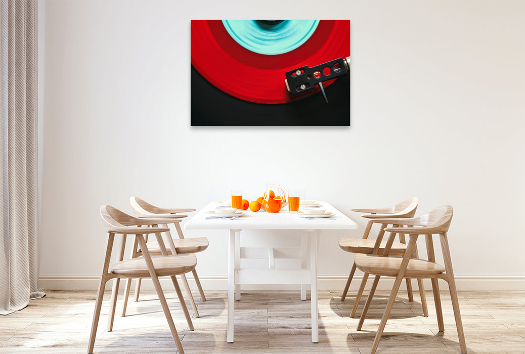 Premium Textil-Leinwand Vinyl Kontrast