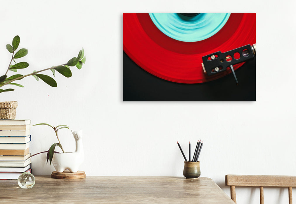 Premium Textil-Leinwand Vinyl Kontrast