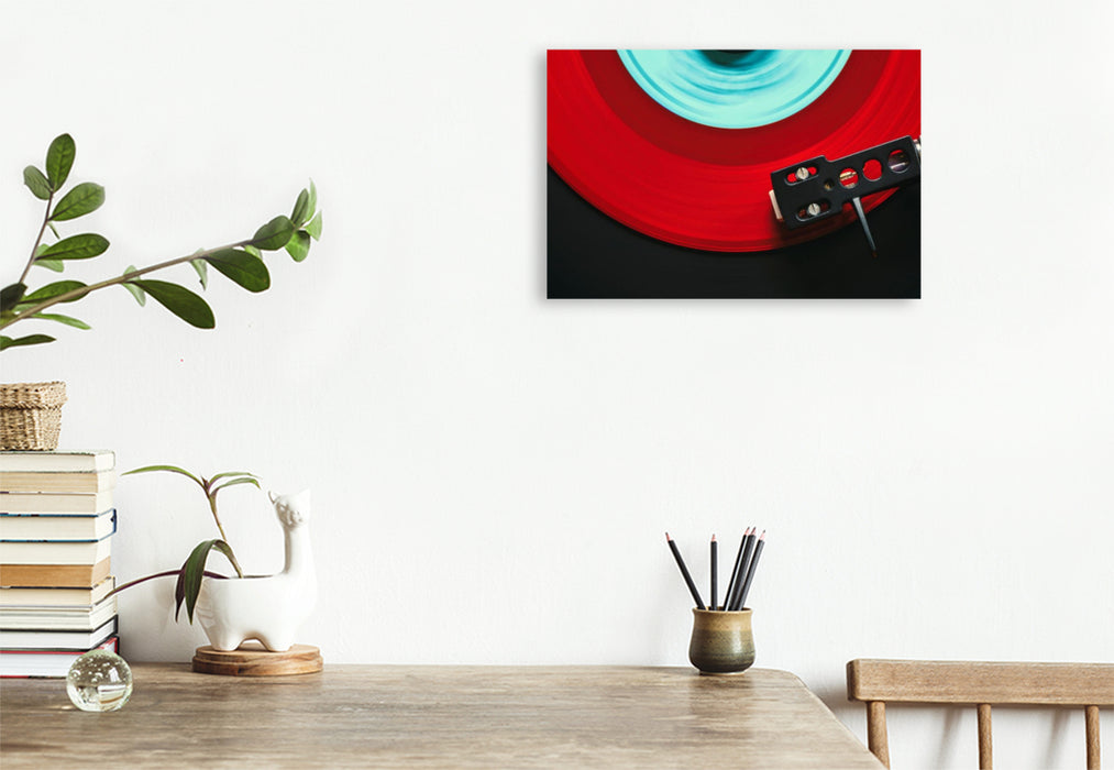 Premium Textil-Leinwand Vinyl Kontrast