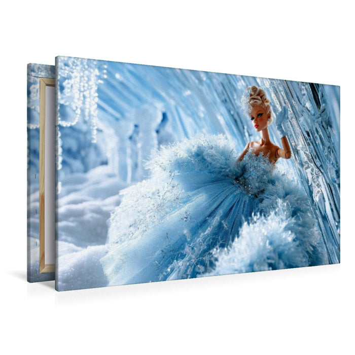 Premium Textil-Leinwand Eisprinzessin