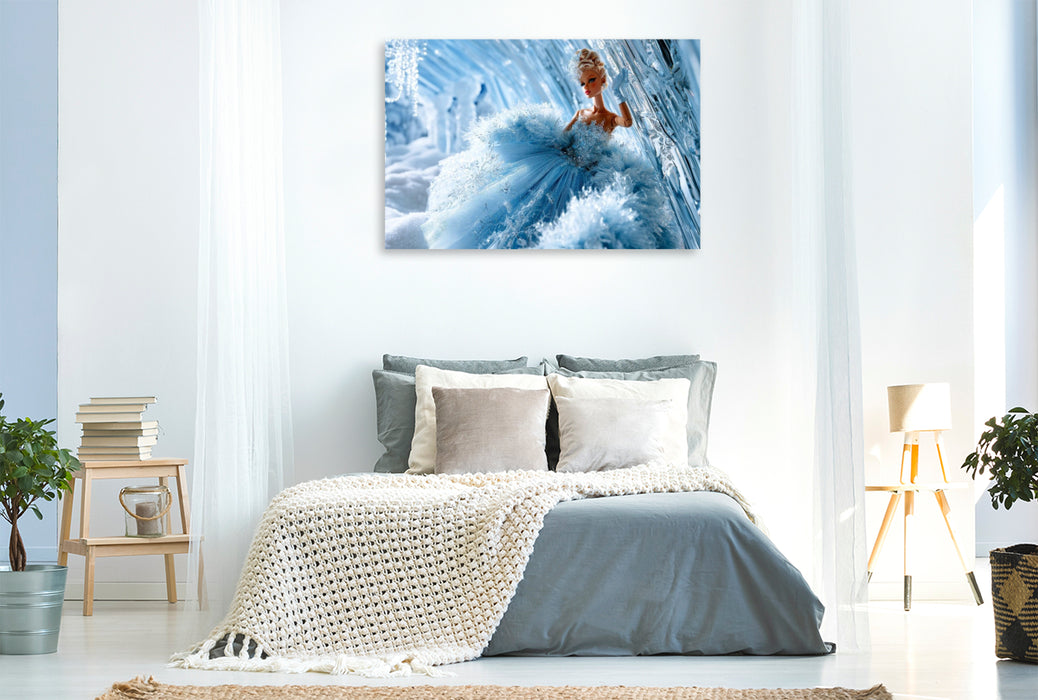 Premium Textil-Leinwand Eisprinzessin