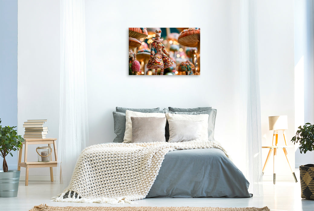Premium Textil-Leinwand Märchenfee
