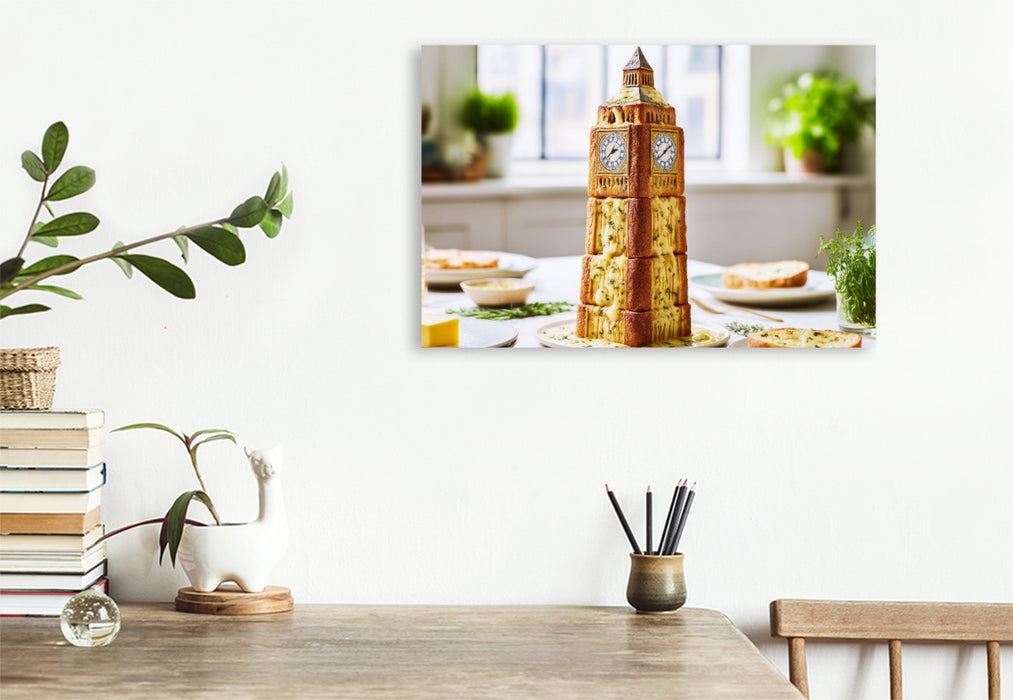 Premium Textil-Leinwand Big Ben in London, Großbritannien