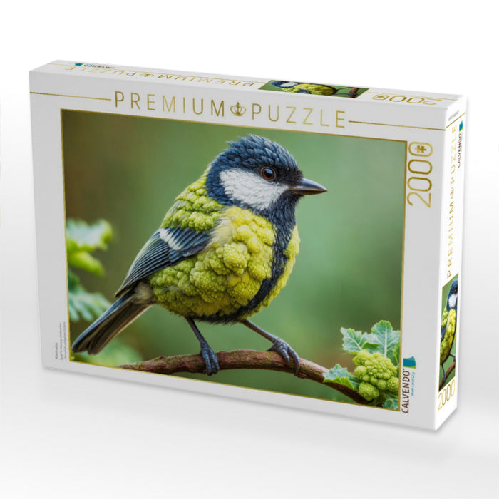 Kohlmeise - CALVENDO Foto-Puzzle'