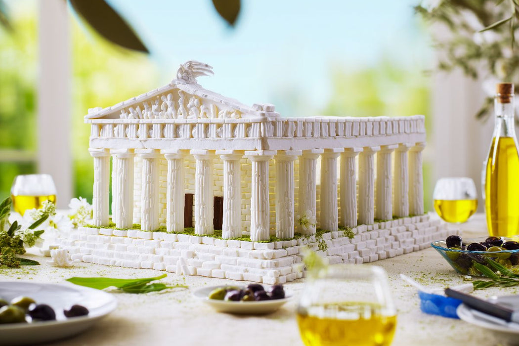Premium Textil-Leinwand Akropolis in Athen, Griechenland