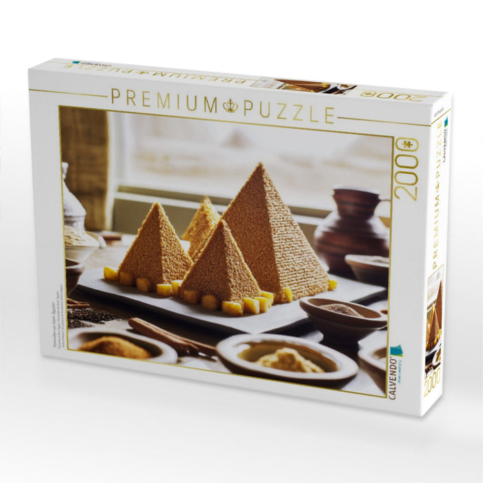 Pyramiden von Gizeh, Ägypten - CALVENDO Foto-Puzzle'