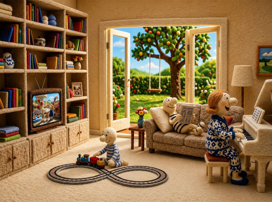 Zuhause klingt nach Glück - CALVENDO Foto-Puzzle'