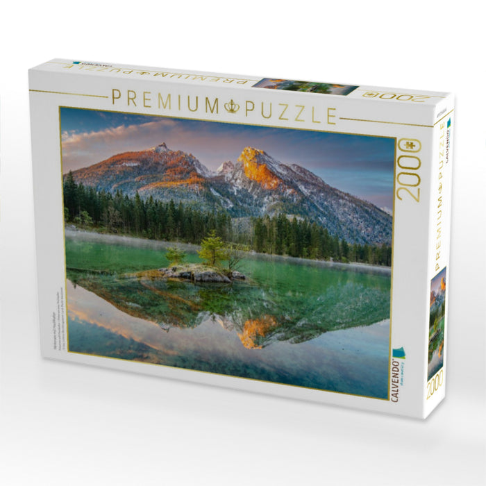 Hintersee mit Hochkalter - CALVENDO Foto-Puzzle'