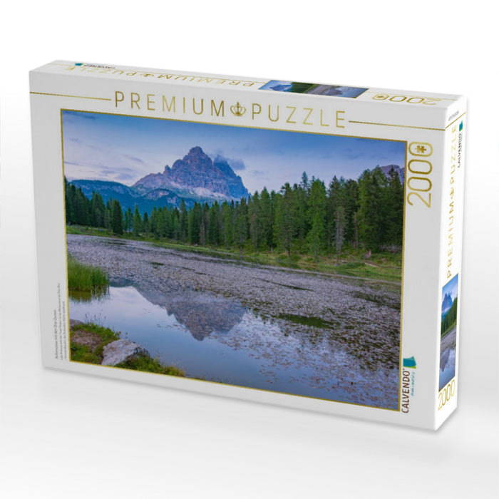 Antornosee mit den Drei Zinnen - CALVENDO Foto-Puzzle'