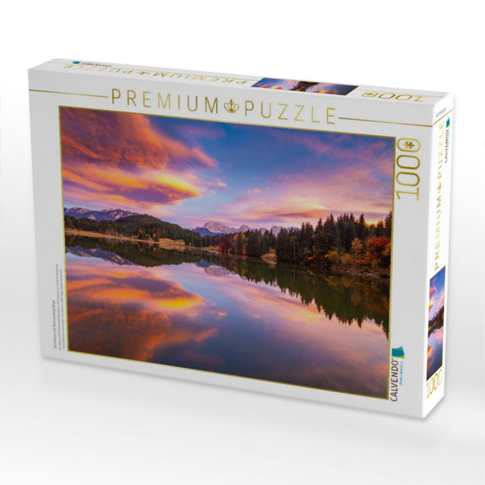 Geroldsee mit Karwendelgebirge - CALVENDO Foto-Puzzle'