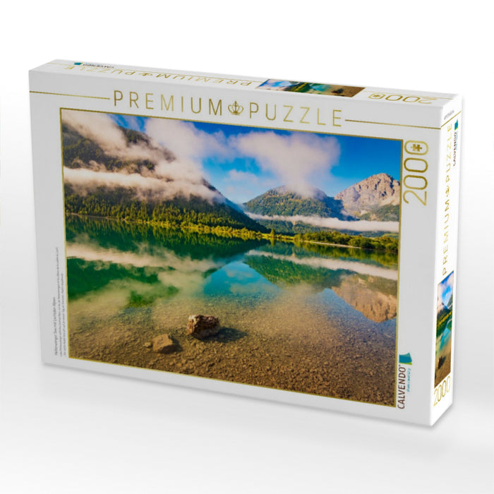 Heiterwanger See mit Lechtaler Alpen - CALVENDO Foto-Puzzle'