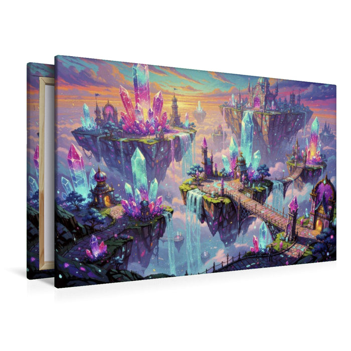 Premium Textil-Leinwand Zwischen Quest und Chaos.