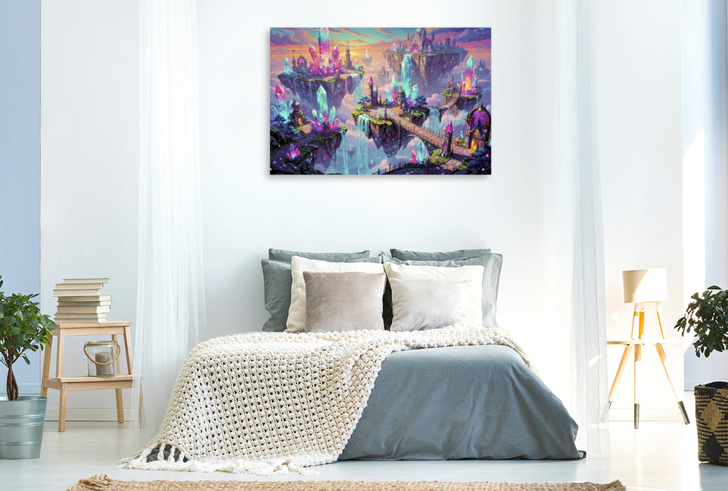 Premium Textil-Leinwand Zwischen Quest und Chaos.