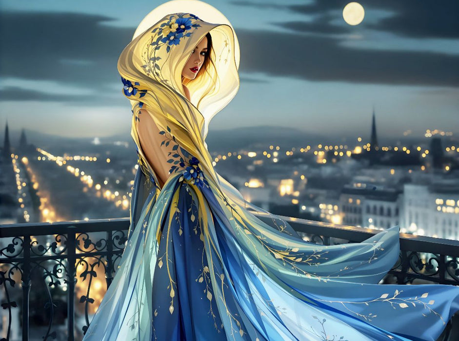 Nachtwache der Eleganz - CALVENDO Foto-Puzzle'