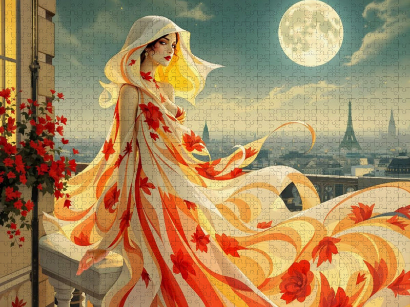 Mondschein-Poesie - CALVENDO Foto-Puzzle'